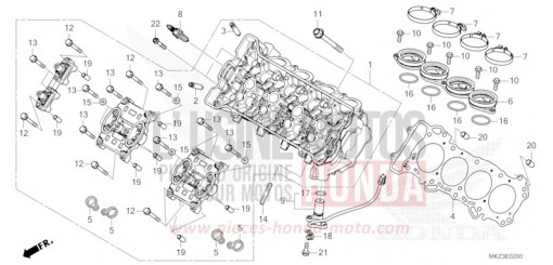CULASSE CBR600R3R de 2024